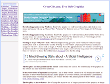 Tablet Screenshot of cybergifs.com